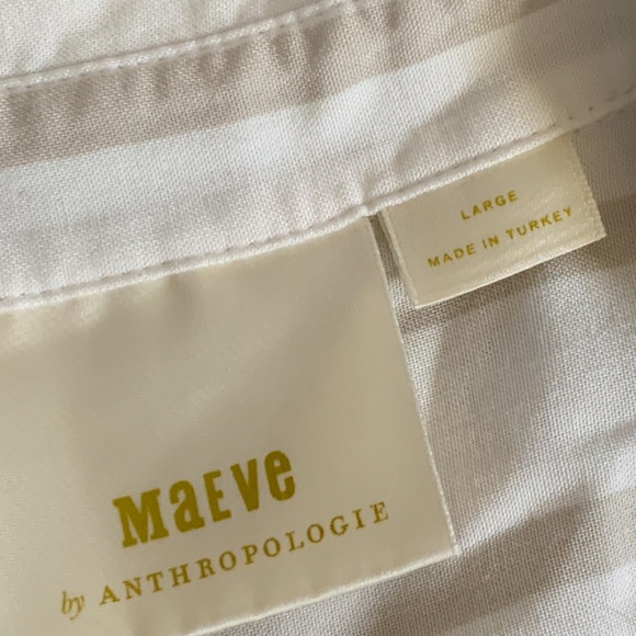 Maeve Button Down Tie Front Top - Picture 8 of 13